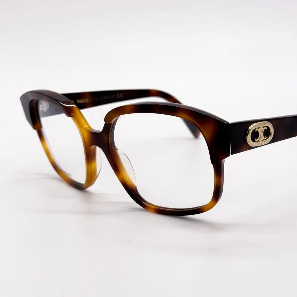 NEW CELINE CL50074I 053 HAVANA WOMEN EYEGLASSES CELINE - Picture 5 of 10